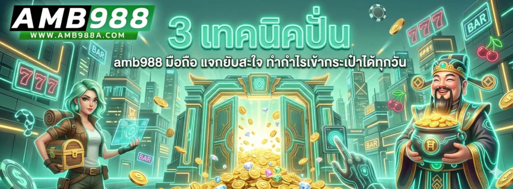 3 เทคนิคปั่น amb988 มือถือ