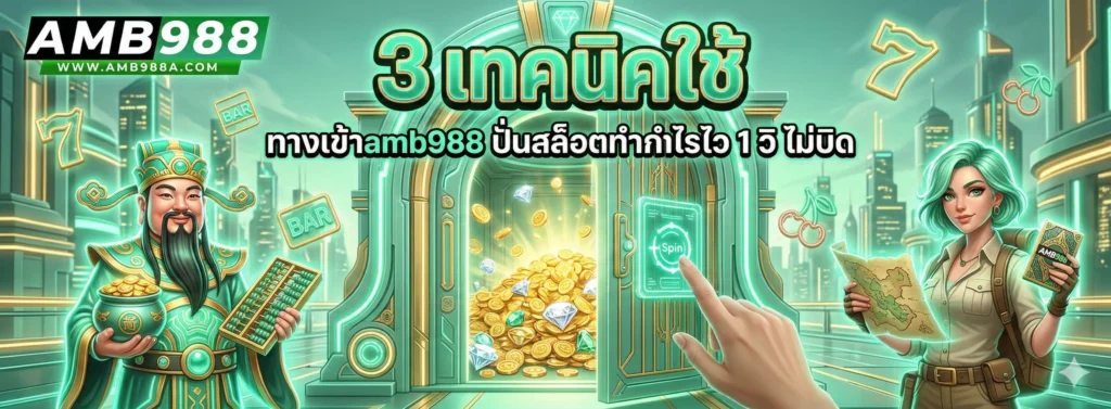 รับเครดิตฟรีและโปรโมชั่นสุดพิเศษจาก amb988